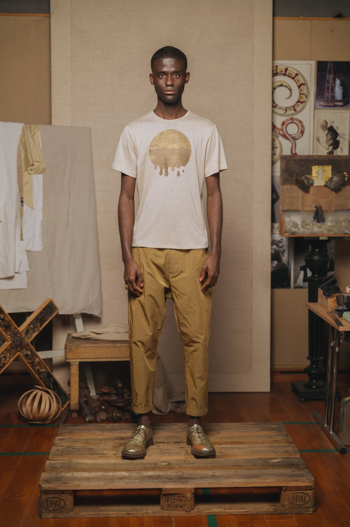 TECH GABERDINE SIMPLE PANT