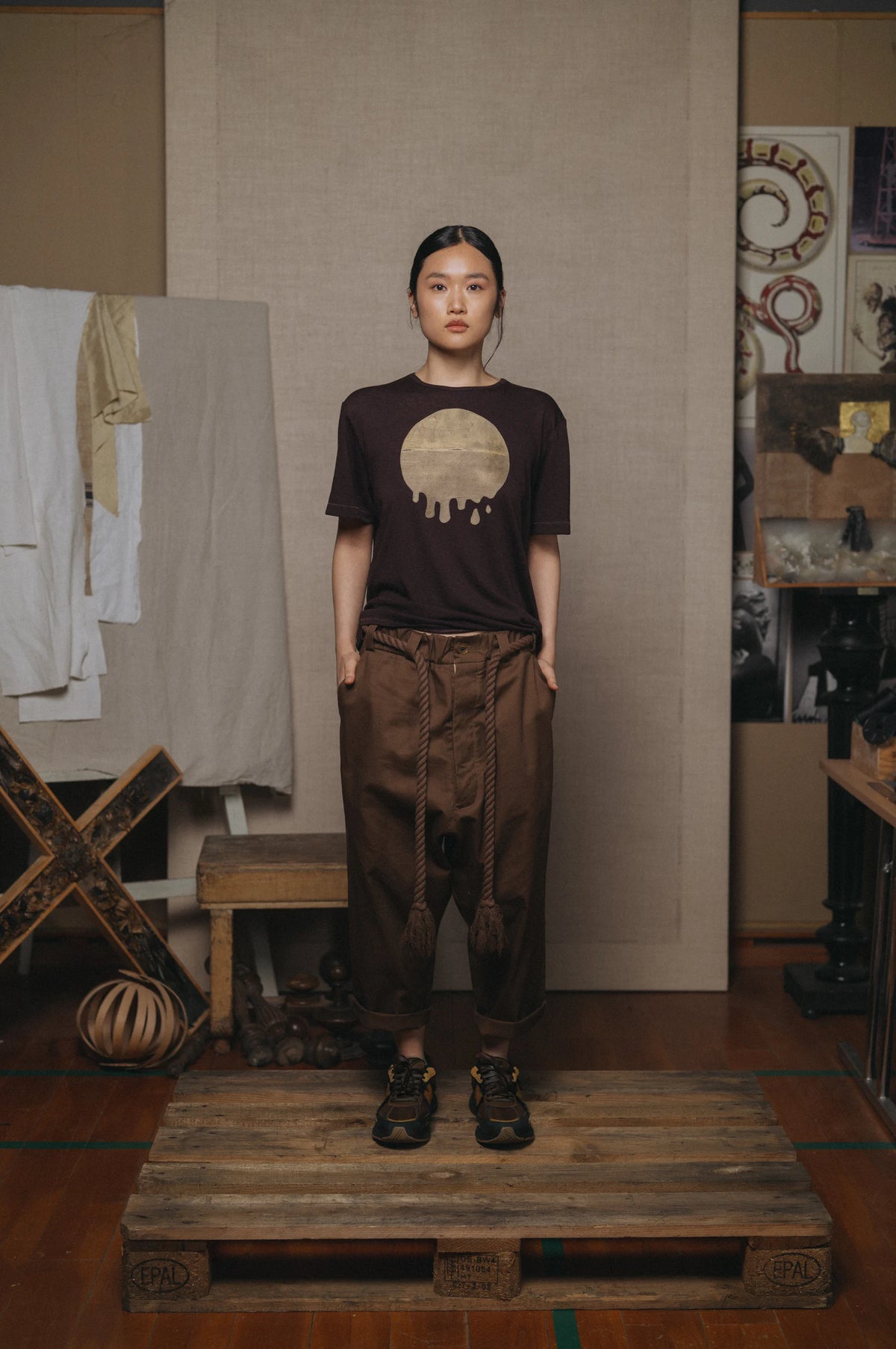 MELTING SUN SILK TENCEL BASIC SS TEE